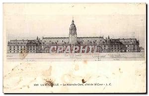 Carte Postale Ancienne La Rochelle La Nouvelle Gare Cote de la Cour