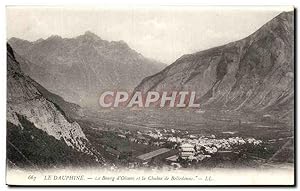 Carte Postale Ancienne Le Dauphine Le Bourg D'Oisans Et La Chaine De Belledonne