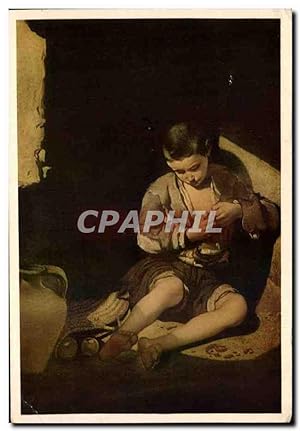 Imagen del vendedor de Carte Postale Ancienne Le Mendiant Murillo a la venta por CPAPHIL