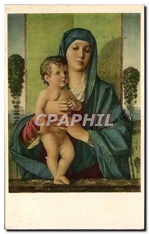 Bild des Verkufers fr Carte Postale Ancienne Madonna Degli Alberetti Bellini zum Verkauf von CPAPHIL