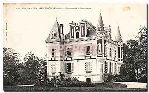 Carte Postale Ancienne Les Landes Genusson Château de la Boucherie
