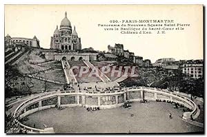 Image du vendeur pour Carte Postale Ancienne Paris Montmartre Panorama Du Nouveau Square Saint Pierre Vers La mis en vente par CPAPHIL