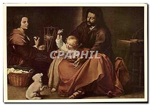Immagine del venditore per Carte Postale Ancienne La Sacra Famiglia del Pajarto Galleria del Prado Madrid venduto da CPAPHIL