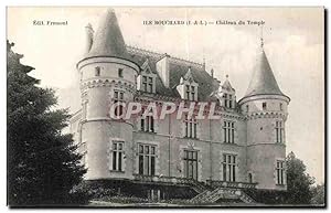 Carte Postale Ancienne île Bouchard Château Du Temple