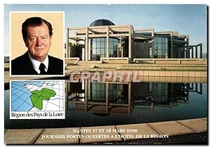 Bild des Verkufers fr Carte Postale Moderne Nantes Journees Portes Ouvertes A L'Htel De la Region 1990 zum Verkauf von CPAPHIL