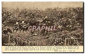 Carte Postale Ancienne Panorama de la Bataille de Waterloo Regiments d'infanterie Carte Postale A...