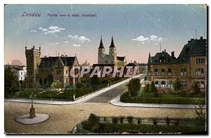 Carte Postale Ancienne Landau Partie aus sudl Stadtteil