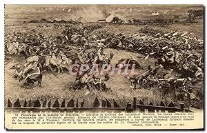 Carte Postale Ancienne Panorama de la Bataille de Waterloo Napoleon 1er Militaria