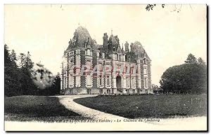 Carte Postale Ancienne La Chataigneraie Le Château du Chatenay