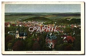 Carte Postale Ancienne Eisenach Gesamtansicht Von Der Marienhohe