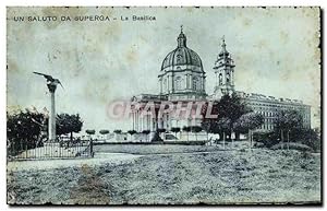 Carte Postale Ancienne Un Saluto Da Superga La Basilica