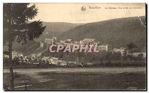 Carte Postale Ancienne Bouillon Le Château vue Prise Du Calvaire