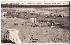 Carte Postale Ancienne St Georges de Didonne La Plage a marée basse La forêt de Suzac