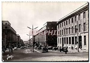 Bild des Verkufers fr Carte Postale Ancienne Brest La Rue De Siam a Droite La Poste zum Verkauf von CPAPHIL