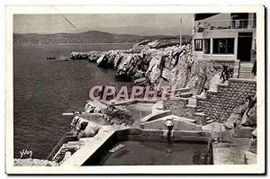 Carte Postale Ancienne Cap d'Antibes La Piscine d'Eden Roc