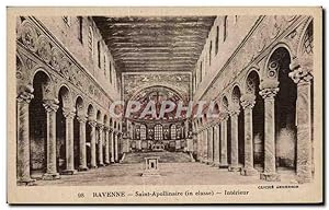Bild des Verkufers fr Carte Postale Ancienne Ravenne Saint Apollinaire Intrieur zum Verkauf von CPAPHIL
