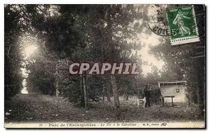 Carte Postale Ancienne Parc de l'Escargotiere Le Tir a la Carabine