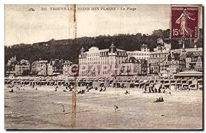 Bild des Verkufers fr Carte Postale Ancienne Trouville Reine Des Plages La Plage zum Verkauf von CPAPHIL