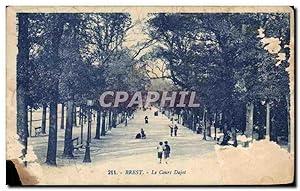 Carte Postale Ancienne Brest Le Cours Dajot