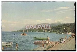 Carte Postale Ancienne Amphion La Plage