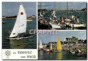 Carte Postale Moderne La Trinite sur Mer Bateaux