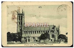 Carte Postale Ancienne Church of St Mary Kingston Portsmouth