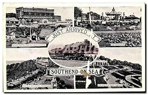 Carte Postale Ancienne Southend On Sea Train