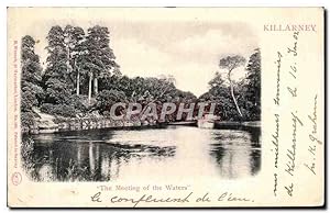 Carte Postale Ancienne Killarney The Meeting of the Waters