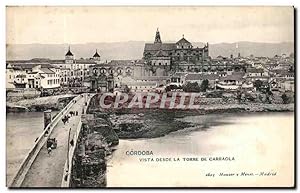 Carte Postale Ancienne Cordoba Vista Desde La Torre De Carraola