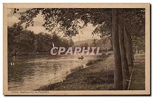 Carte Postale Ancienne Jena Saalepartie Paradies