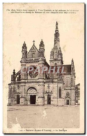 Seller image for Carte Postale Ancienne Sainte Anne d'auray la Basilique for sale by CPAPHIL