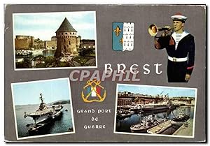Imagen del vendedor de Carte Postale Moderne Brest Grand Port De guerre Porte avions a la venta por CPAPHIL