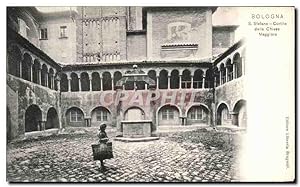 Carte Postale Ancienne Bologna S Stetano Cortîle della Chiesa Maggiore