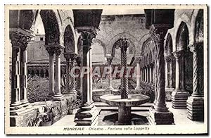 Seller image for Carte Postale Ancienne Monreale Chiostro Fontana colla Loggetta for sale by CPAPHIL