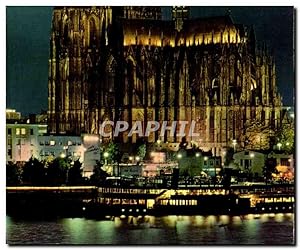 Bild des Verkufers fr Carte Postale Moderne Koln Am Rhein Dom und Rheinufer zum Verkauf von CPAPHIL