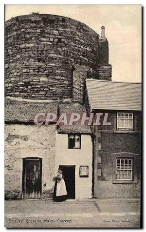 Carte Postale Ancienne Conway Smallest House in Wales