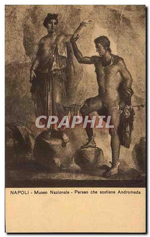 Imagen del vendedor de Carte Postale Ancienne Napoli Museo Nazionale Perso che sostiene Andromeda a la venta por CPAPHIL