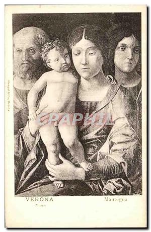 Bild des Verkufers fr Carte Postale Ancienne Verona Mantegna zum Verkauf von CPAPHIL