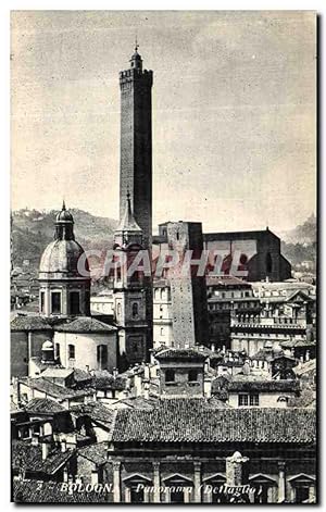 Carte Postale Ancienne Bologna Panorama