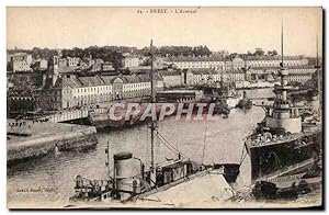 Seller image for Carte Postale Ancienne Brest L'Arsenal Bateaux for sale by CPAPHIL