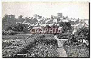 Carte Postale Ancienne Hexham From Station