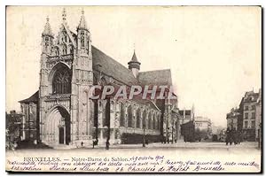 Carte Postale Ancienne Bruxelles Notre Dame Du Sablon