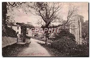 Carte Postale Ancienne Salcombe Regis Village