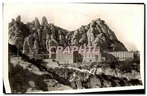 Bild des Verkufers fr Carte Postale Ancienne Montserrat Santuario desde el Camino de San Miguel zum Verkauf von CPAPHIL