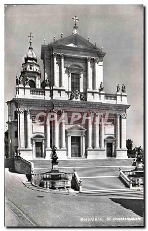 Bild des Verkufers fr Carte Postale Ancienne Solothurn St Ursenkathedrale zum Verkauf von CPAPHIL