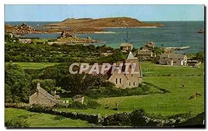 Carte Postale Moderne The Church Old Grimsby Tresco scilly