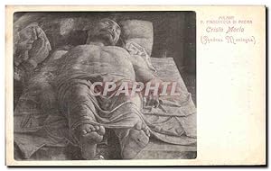 Bild des Verkufers fr Carte Postale Ancienne Milano Finacoteca Di Brera Crisio Morio Andrea Mantegna zum Verkauf von CPAPHIL