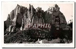 Seller image for Carte Postale Ancienne Montserrat Capilla de Sta Cecilia y piucos de San Geronimo for sale by CPAPHIL
