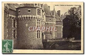 Seller image for Carte Postale Ancienne Sarthe Château de Bonnetable Pont levis for sale by CPAPHIL