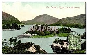 Carte Postale Ancienne The Islands Upper Lake Killarney